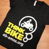 Ladies T-Shirt - ThinkBike - Grey - Image 2